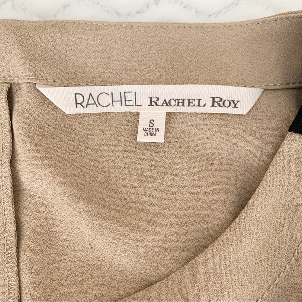 RACHEL RACHEL ROY- Black Beige Neon Pink Romper - Picture 3 of 7